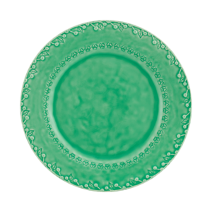 Piatto piamo 29 cm ceramica Flora verde Bordallo Pinheiro
